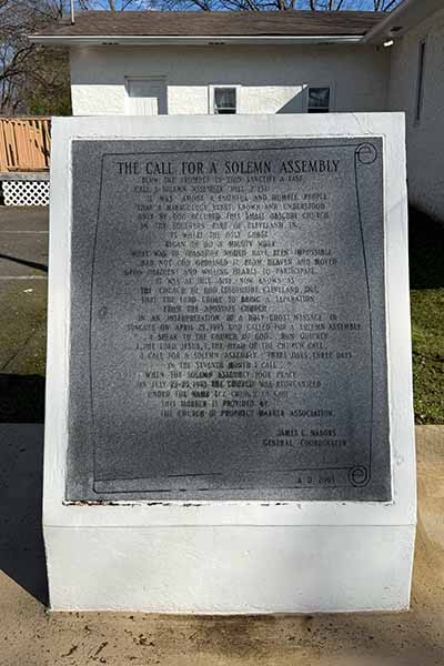 Featured image for the “Call for the Solemn Assembly" Marker
